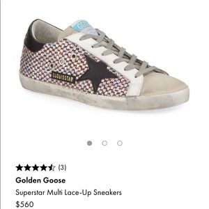 GOLDEN GOOSE
NEAKERS SUPERSTAP: COL S64 IRIDESCENT-ICE SUEDE-E